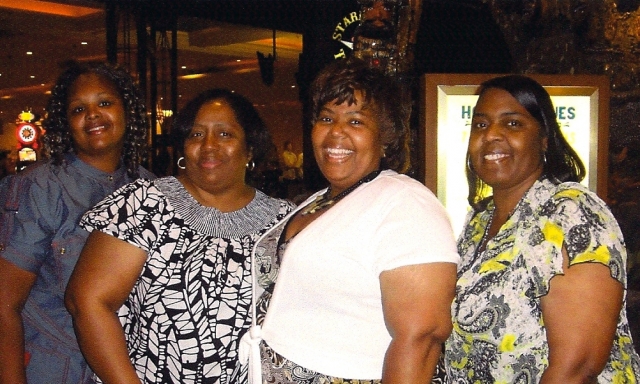Deborah, Diana, Traci and Anita enjoying Las Vegas
